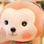 Rode Knuffel Aap Kawaii Ultra Zachte Peluche De Knuffel