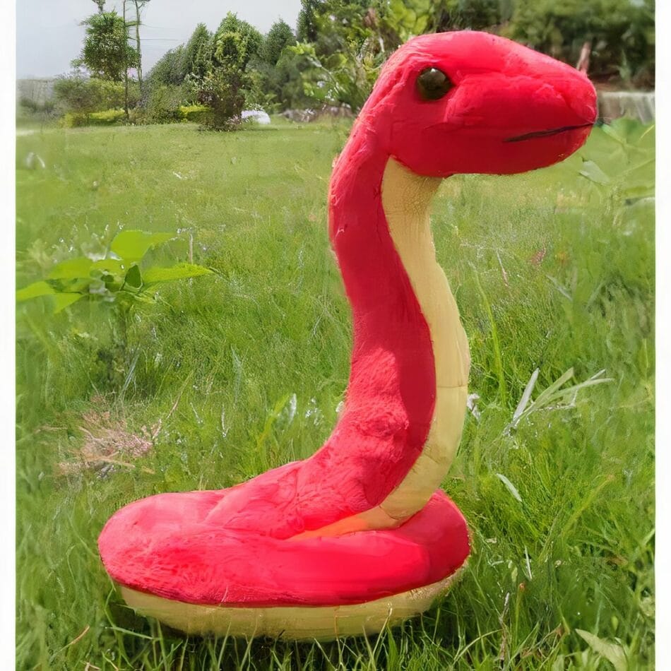 Rode Knuffel Slang Superschattig Voor Kinderen Vanaf 3 Jaar De Knuffel