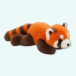 Rode Panda Knuffel Ultra Zacht Pluche Knuffelbaar Reisvriendelijk De Knuffel