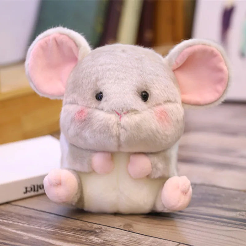 Rond Diertje Knuffel 18 of 24 cm | Hamster, Panda, Pinguin en Meer De Knuffel Muis / 18 cm
