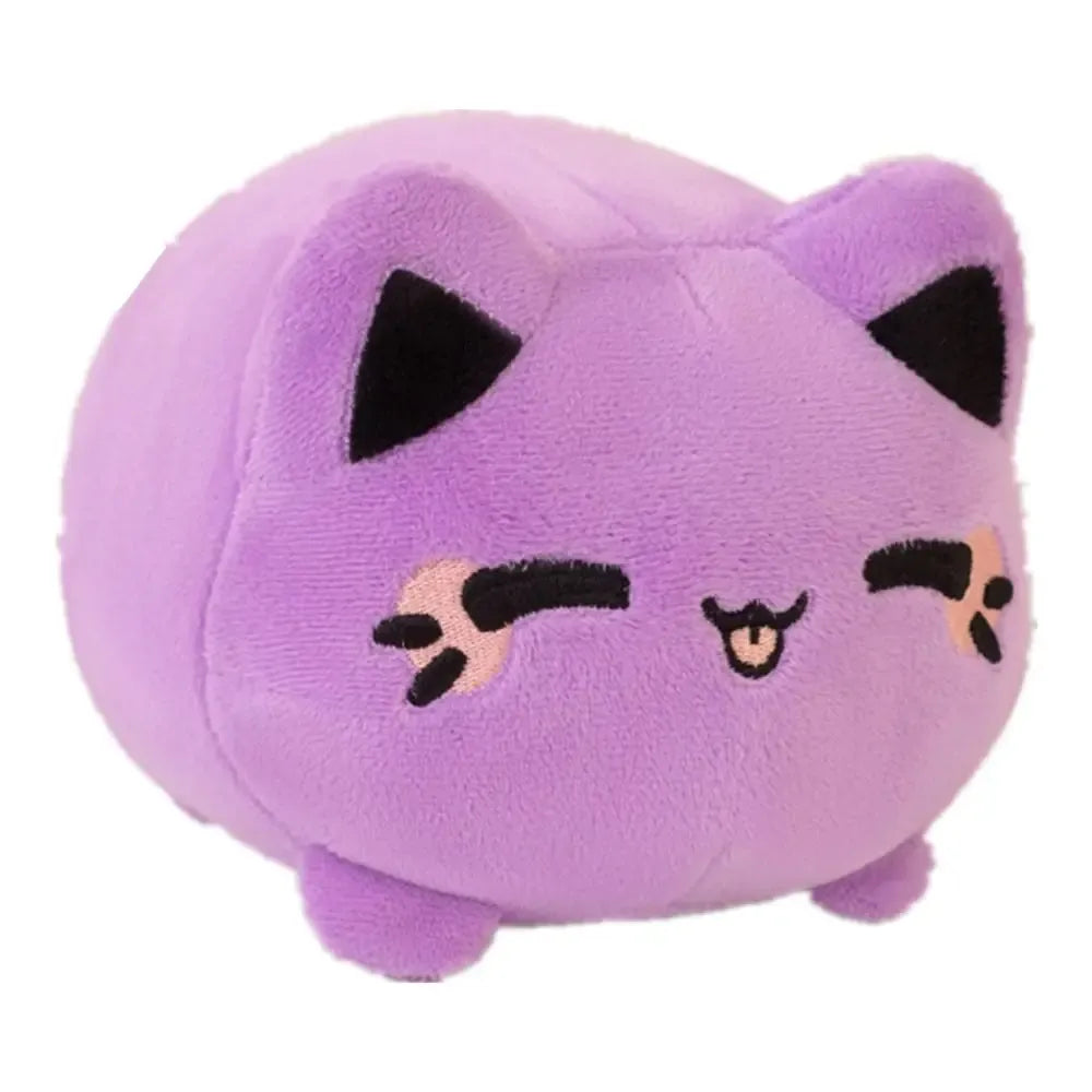 Ronde Kat Knuffel | Kawaii Poesje in 4 Kleuren De Knuffel