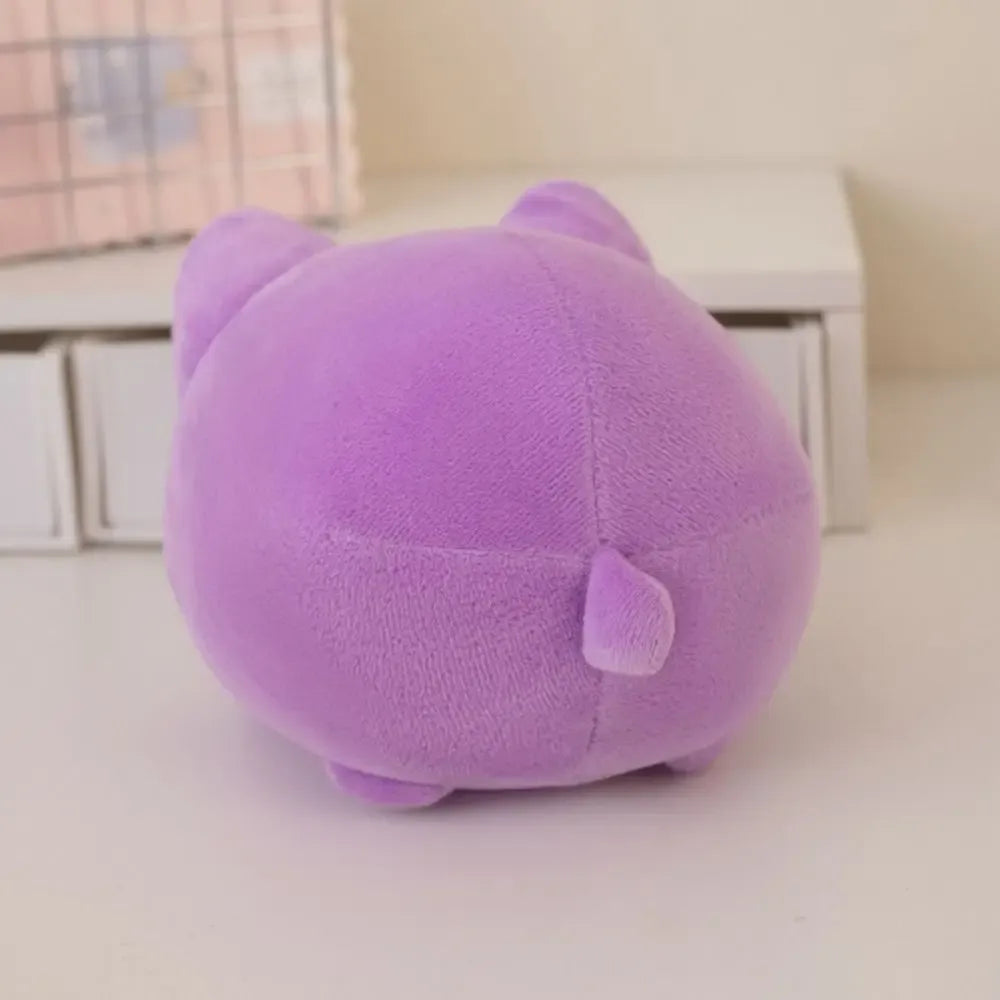 Ronde Kat Knuffel | Kawaii Poesje in 4 Kleuren De Knuffel