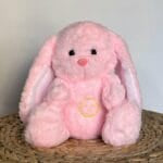 Roze Ademende Knuffel Nachtlampje Konijntje De Knuffel