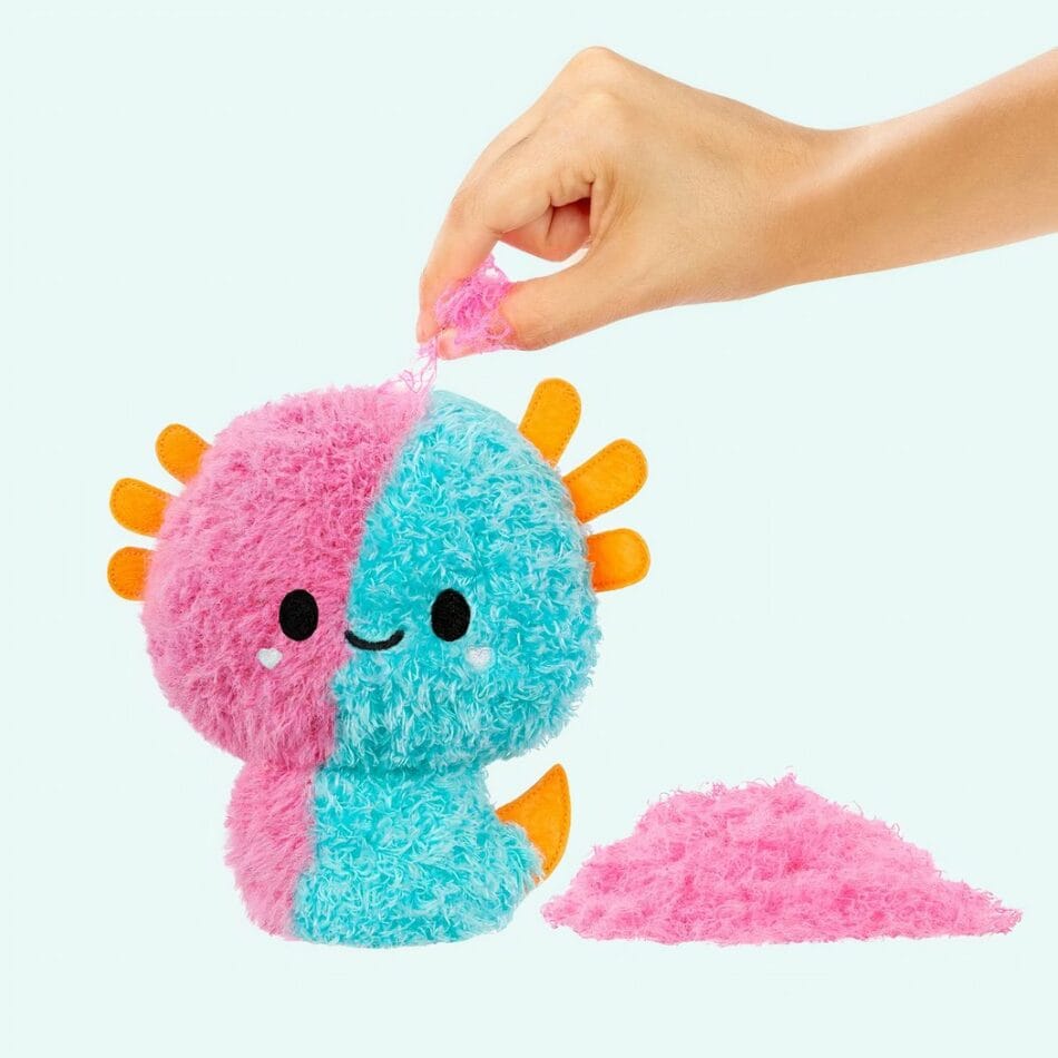 Roze Axolotl Knuffel Sensorische Drie In Een Ontspanningsknuffel De Knuffel