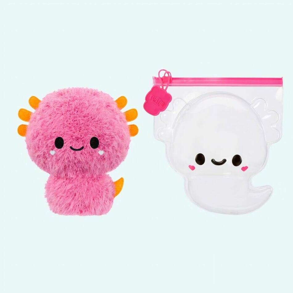Roze Axolotl Knuffel Sensorische Drie In Een Ontspanningsknuffel De Knuffel