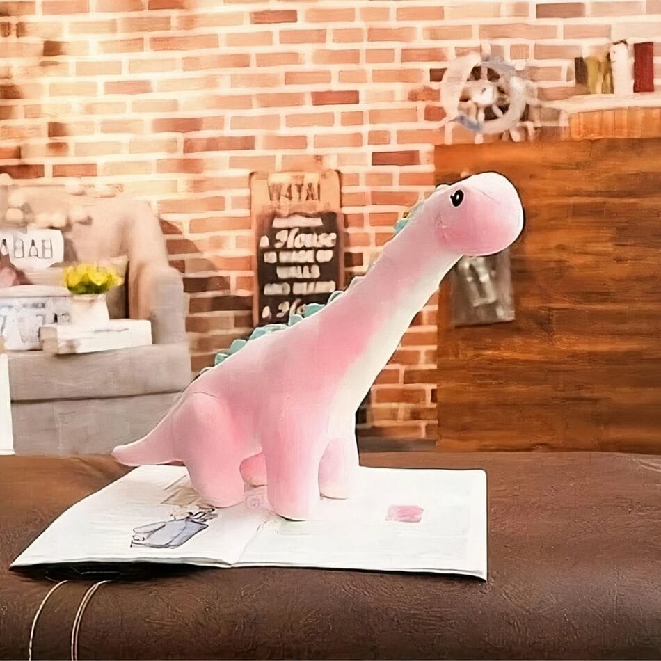 Roze Dinosaurus Knuffel Extreem Zacht Voor Kinderen De Knuffel