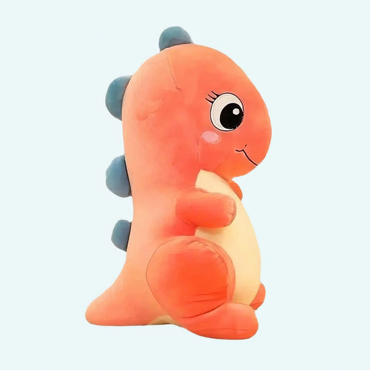 Roze Dinosaurus Knuffel met Zachte Stof voor Slaap en Speelpret De Knuffel 30cm