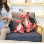 Roze Draakknuffel Zachte Knuffel Met Verhalen De Knuffel