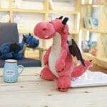 Roze Draakknuffel Zachte Knuffel Met Verhalen De Knuffel