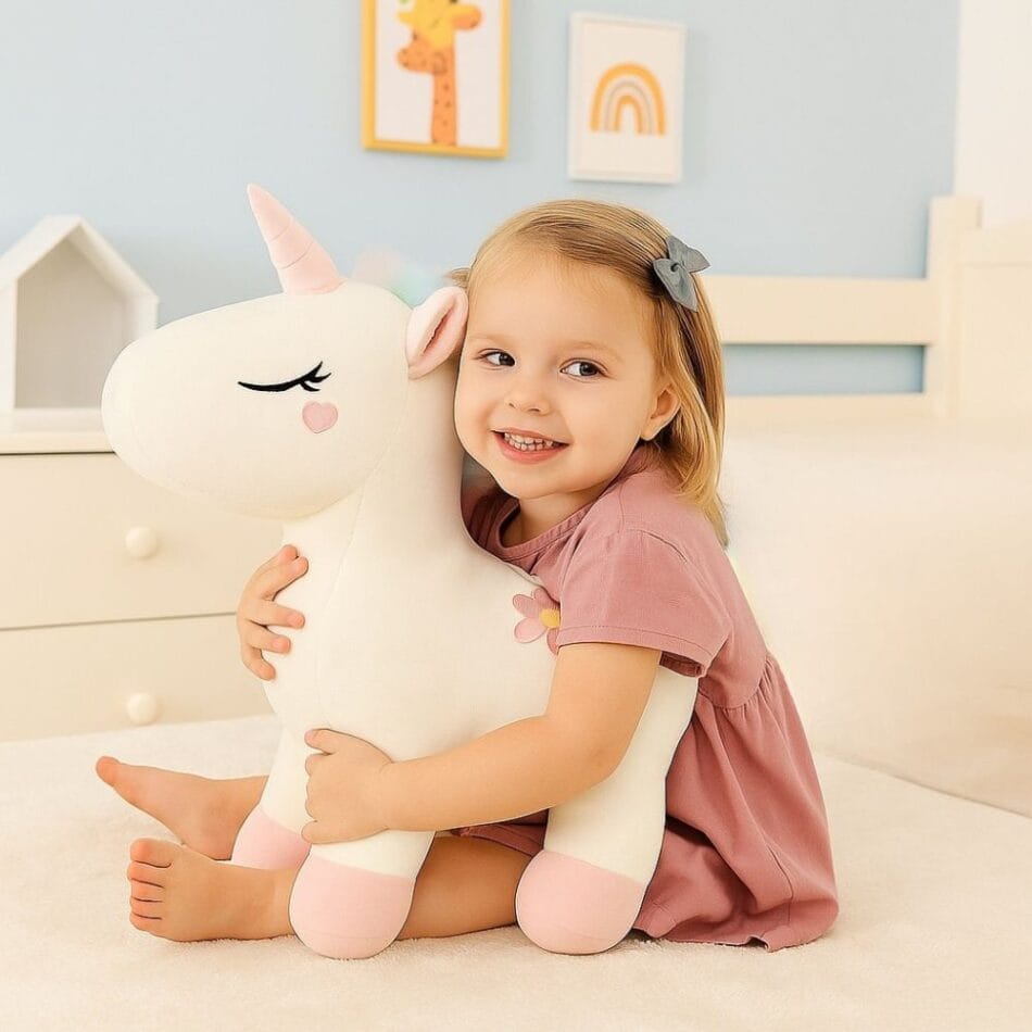 Roze Eenhoorn Knuffel Superzacht Voor Kinderen De Knuffel