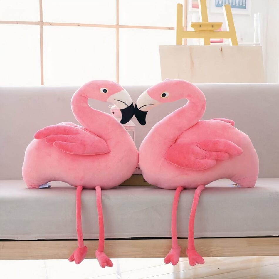 Roze Flamingo Knuffel Superzacht Veilig Voor Kinderen De Knuffel