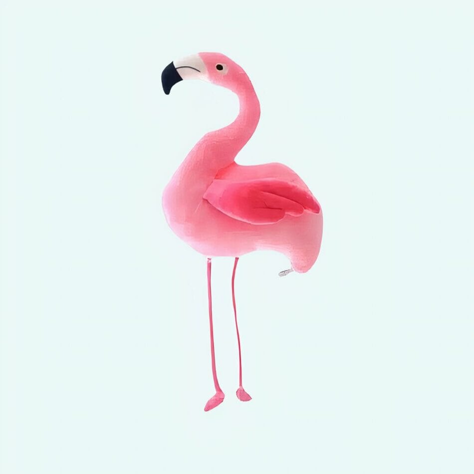 Roze Flamingo Knuffel Superzacht Veilig Voor Kinderen De Knuffel