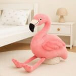 Roze Flamingo Knuffel Superzacht Veilig Voor Kinderen De Knuffel
