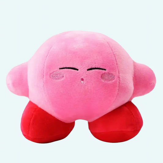 Roze Kirby Knuffel Met Gesloten Ogen 14 cm De Knuffel