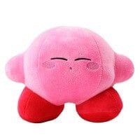 Roze Kirby Knuffel Met Gesloten Ogen 14 cm De Knuffel