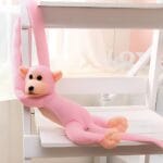 Roze Knuffel Aap Met Lange Staart Zacht Speelvriend Voor Kinderen De Knuffel