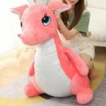 Roze Knuffel Draak Schattig Zachte Slaapknuffel De Knuffel
