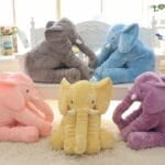 Roze Knuffel Olifant Kussen Zachte Pluche en Knuffelcomfort De Knuffel