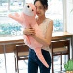 Roze Knuffel Otter Zachte Pluche Speelgoed Voor Kinderen De Knuffel