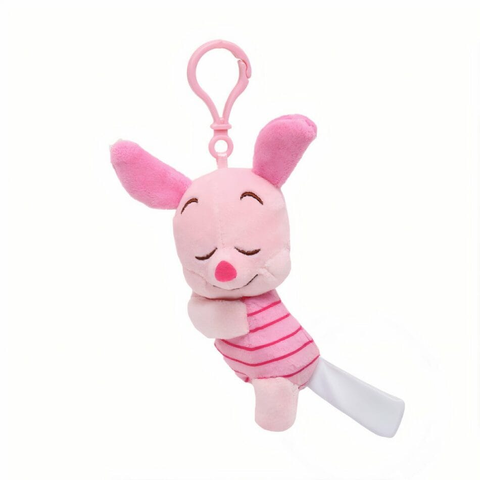 Roze Knuffel Porcinet Slapend Slaapknuffel Schaapje 13 cm De Knuffel