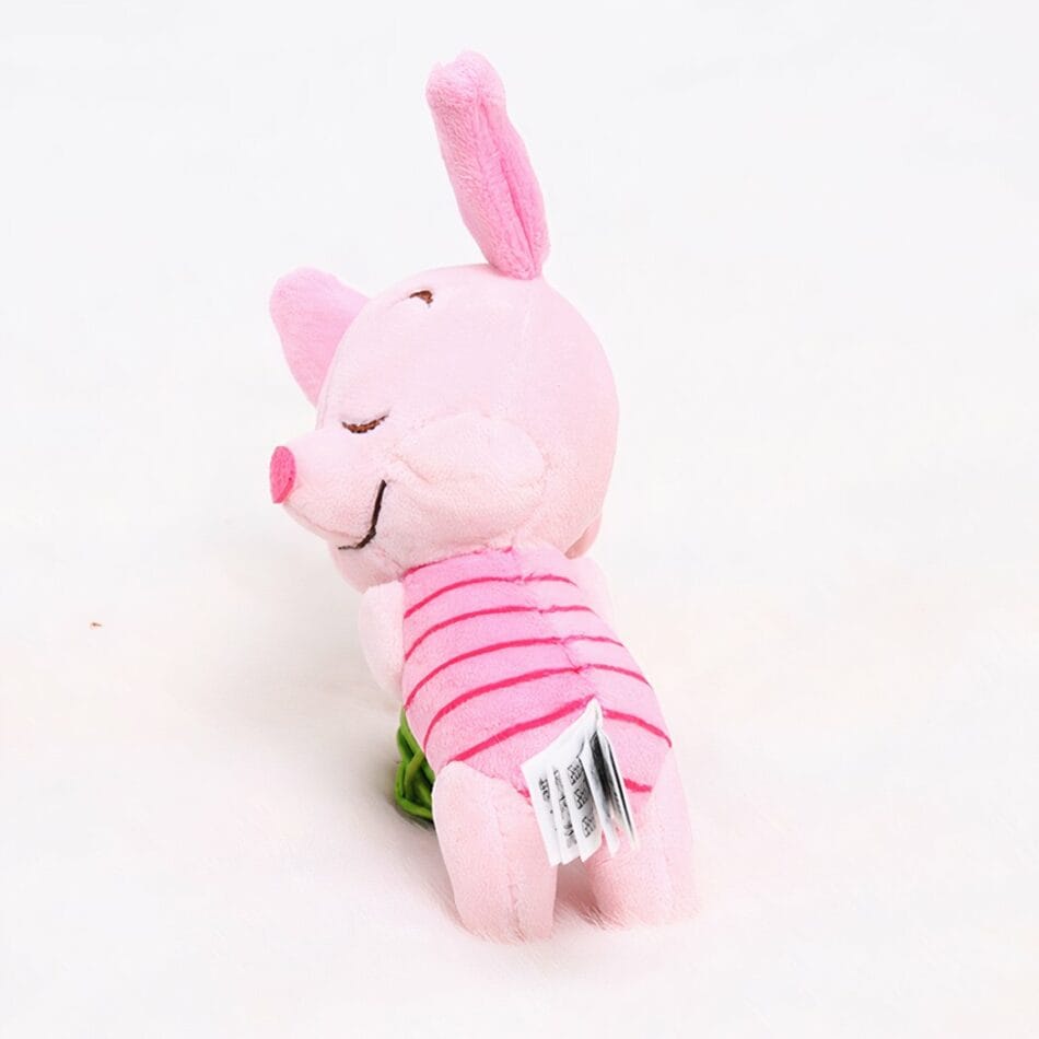 Roze Knuffel Porcinet Slapend Slaapknuffel Schaapje 13 cm De Knuffel