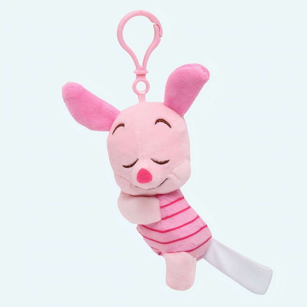 Roze Knuffel Porcinet Slapend Slaapknuffel Schaapje 13 cm De Knuffel