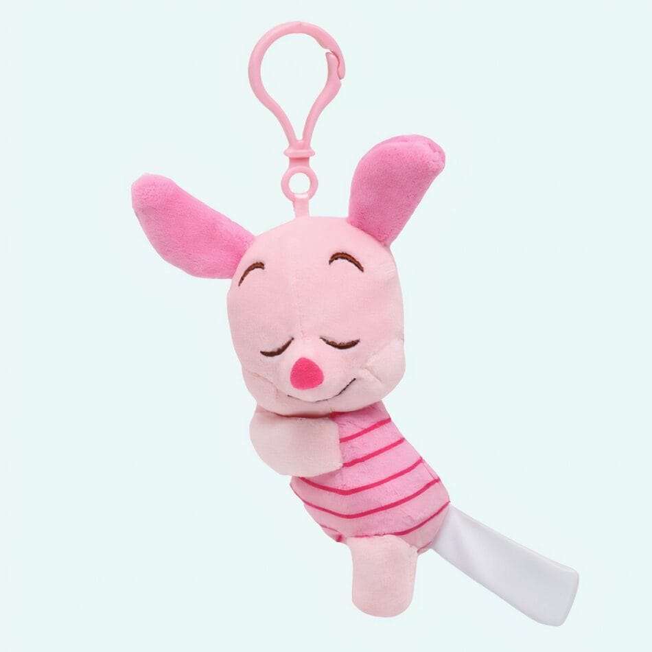 Roze Knuffel Porcinet Slapend Slaapknuffel Schaapje 13 cm De Knuffel