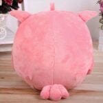 Roze Knuffel Uil Superschattig Zacht Met Donkerbruine Ogen De Knuffel