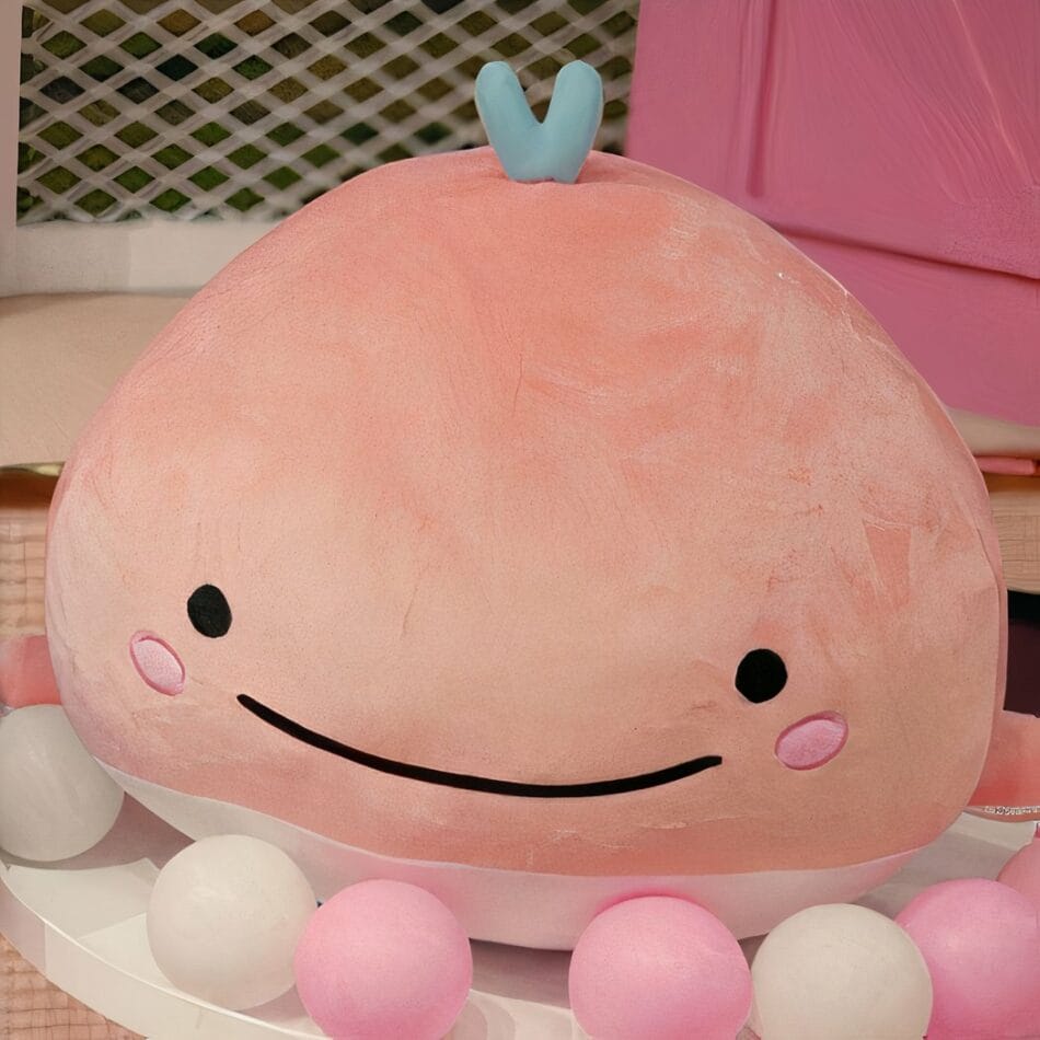 Roze Knuffel Walvis Super Zacht Pluche Speel En Slaapvriend De Knuffel