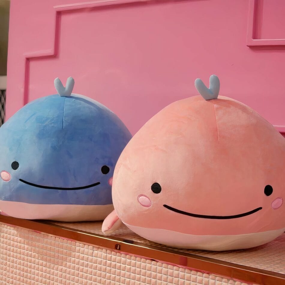 Roze Knuffel Walvis Super Zacht Pluche Speel En Slaapvriend De Knuffel