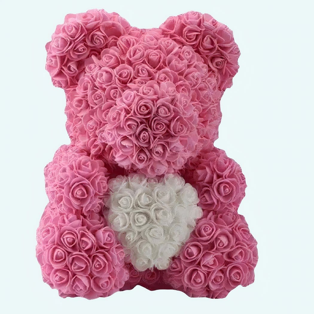 Roze Knuffelbeer Verzamelset Handgemaakt Valentijnsdag Luxe Verpakking De Knuffel