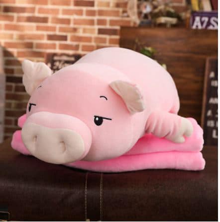 Roze Knuffelvarken 30 cm Slaapknuffel Kinderen De Knuffel