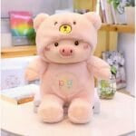 Roze Knuffelvarken Verkleed Als Beer Zachte Pluche Knuffel De Knuffel