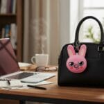 Roze Konijn Knuffel Sleutelhanger Changbin Stray Kids 9 cm De Knuffel