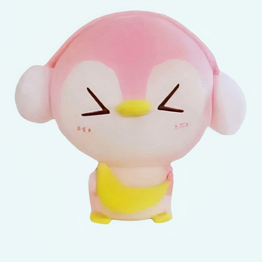 Roze Pinguïn Knuffel Met Zachte Oorkappen Voor Kinderen De Knuffel 20cm
