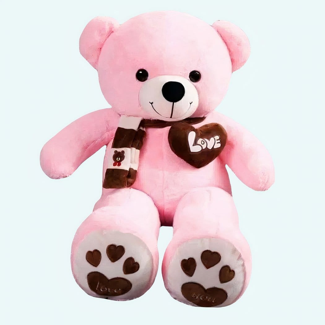 Roze Pluche Knuffelbeer Van Amour Zacht Knuffelbaar De Knuffel 100cm