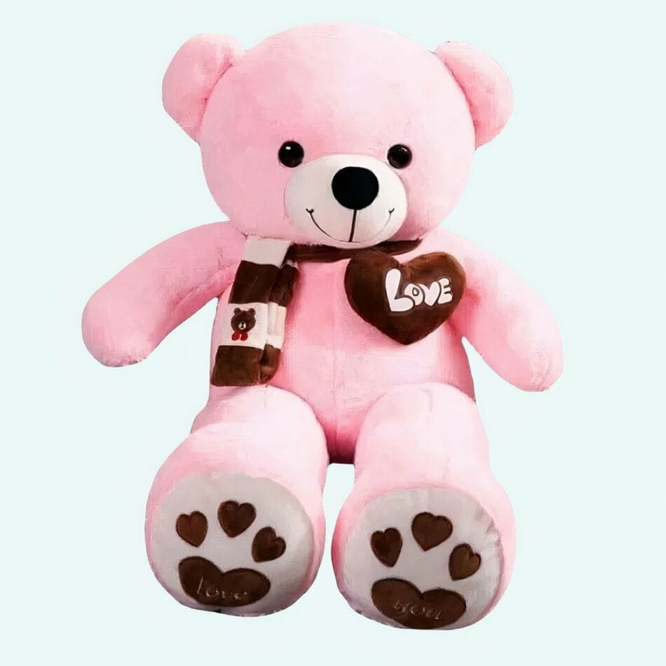 Roze Pluche Knuffelbeer Van Amour Zacht Knuffelbaar De Knuffel