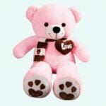 Roze Pluche Knuffelbeer Van Amour Zacht Knuffelbaar De Knuffel