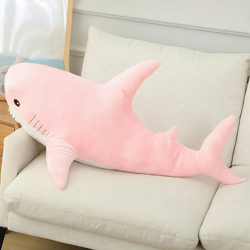 Roze Reuzenhaai Knuffel Zachte Speelknuffel Voor Kinderen De Knuffel