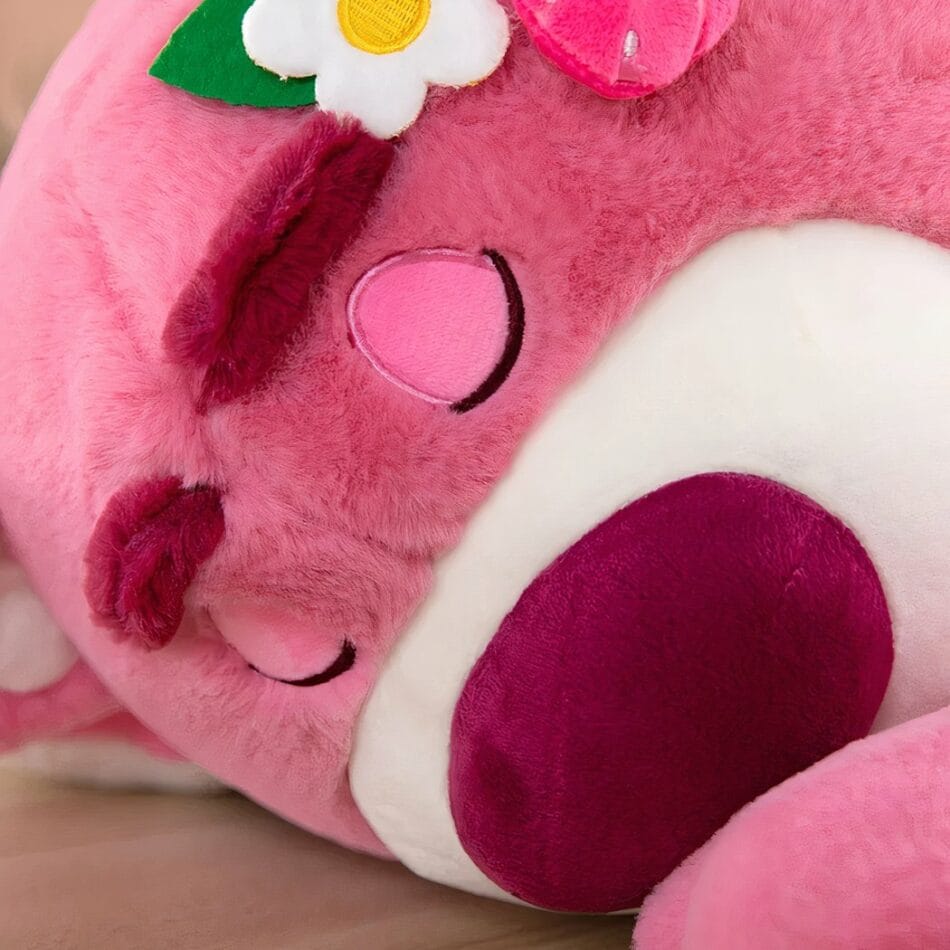 Roze Teddyknuffel Kussen Troost en Warmte De Knuffel