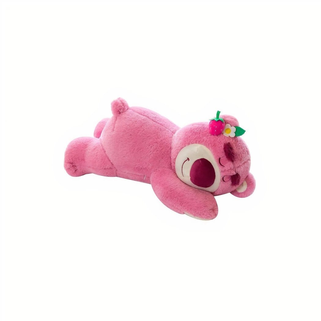 Roze Teddyknuffel Kussen Troost en Warmte De Knuffel 40-cm / roze