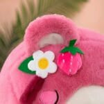 Roze Teddyknuffel Kussen Troost en Warmte De Knuffel