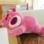 Roze Teddyknuffel Kussen Troost en Warmte De Knuffel