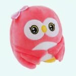 Roze Uil Knuffel Superschattig met Grote Ogen De Knuffel