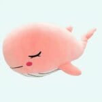 Roze Walvis Knuffel Slaapknuffel Fluweelzacht Groot Formaat De Knuffel