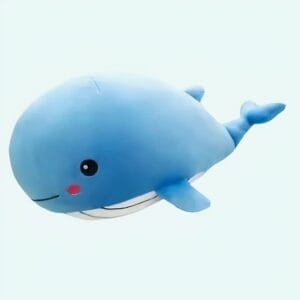 Roze Walvis Knuffel Slaapknuffel Fluweelzacht Groot Formaat De Knuffel
