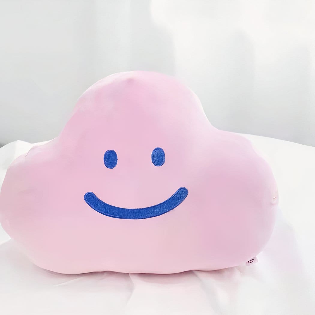 Roze Wolkje Kussen Knuffel Pluizig Comfort Slaapkamer Accessoire De Knuffel roze