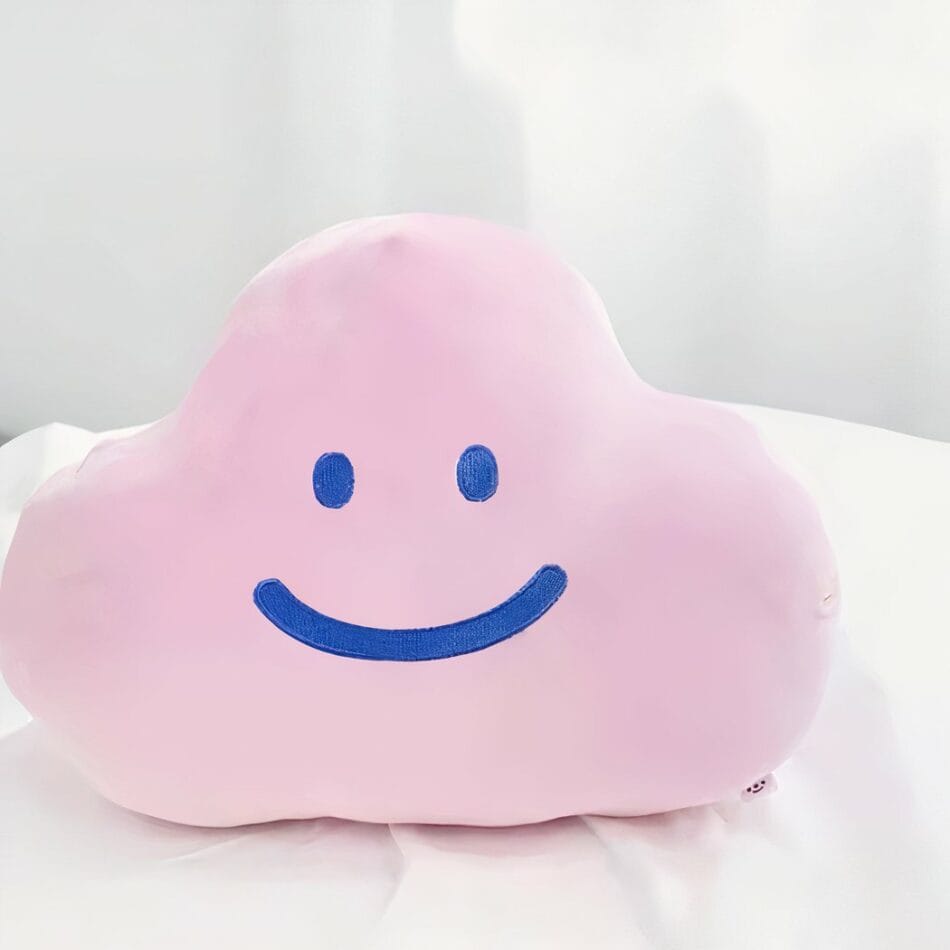 Roze Wolkje Kussen Knuffel Pluizig Comfort Slaapkamer Accessoire De Knuffel