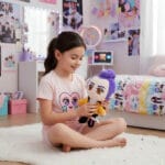 Rumi Knuffel uit Demon Hunters Kpop Popheldin 26 cm Violet Haar De Knuffel