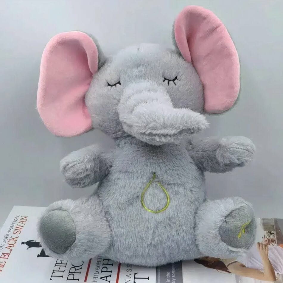 Rustgevende Ademende Olifant Knuffel Ultra Zacht Huidvriendelijk De Knuffel